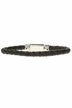FERRAGAMO BLACK Woven bracelet