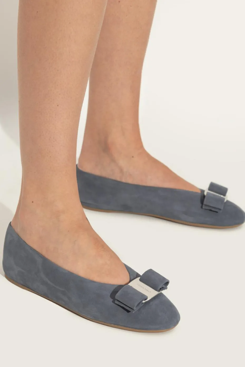 FERRAGAMO BLUE Ballet Flats "Vanna I"