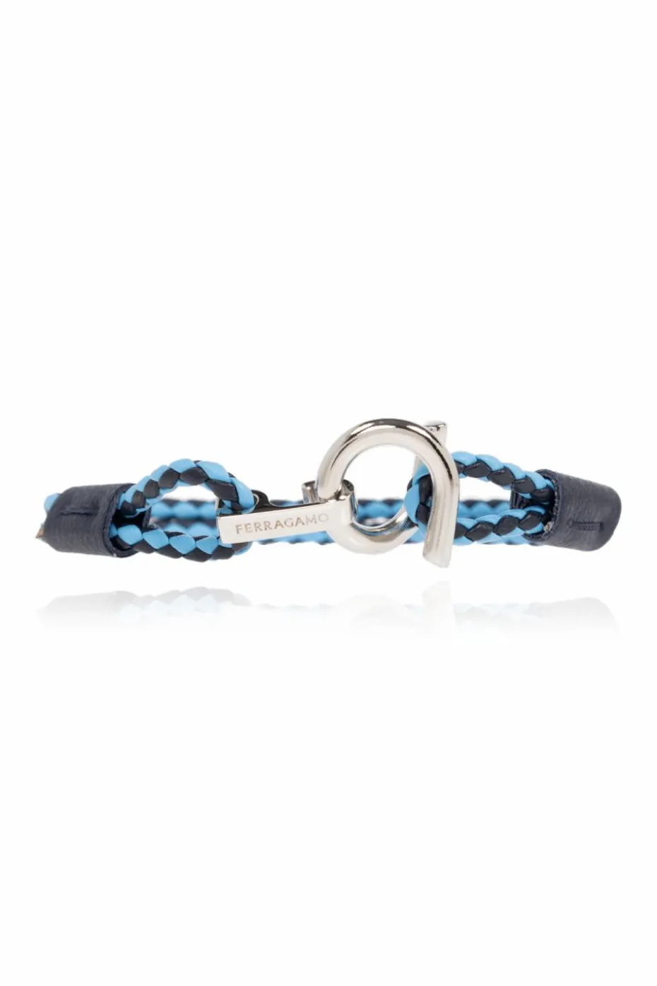 FERRAGAMO BLUE Leather bracelet