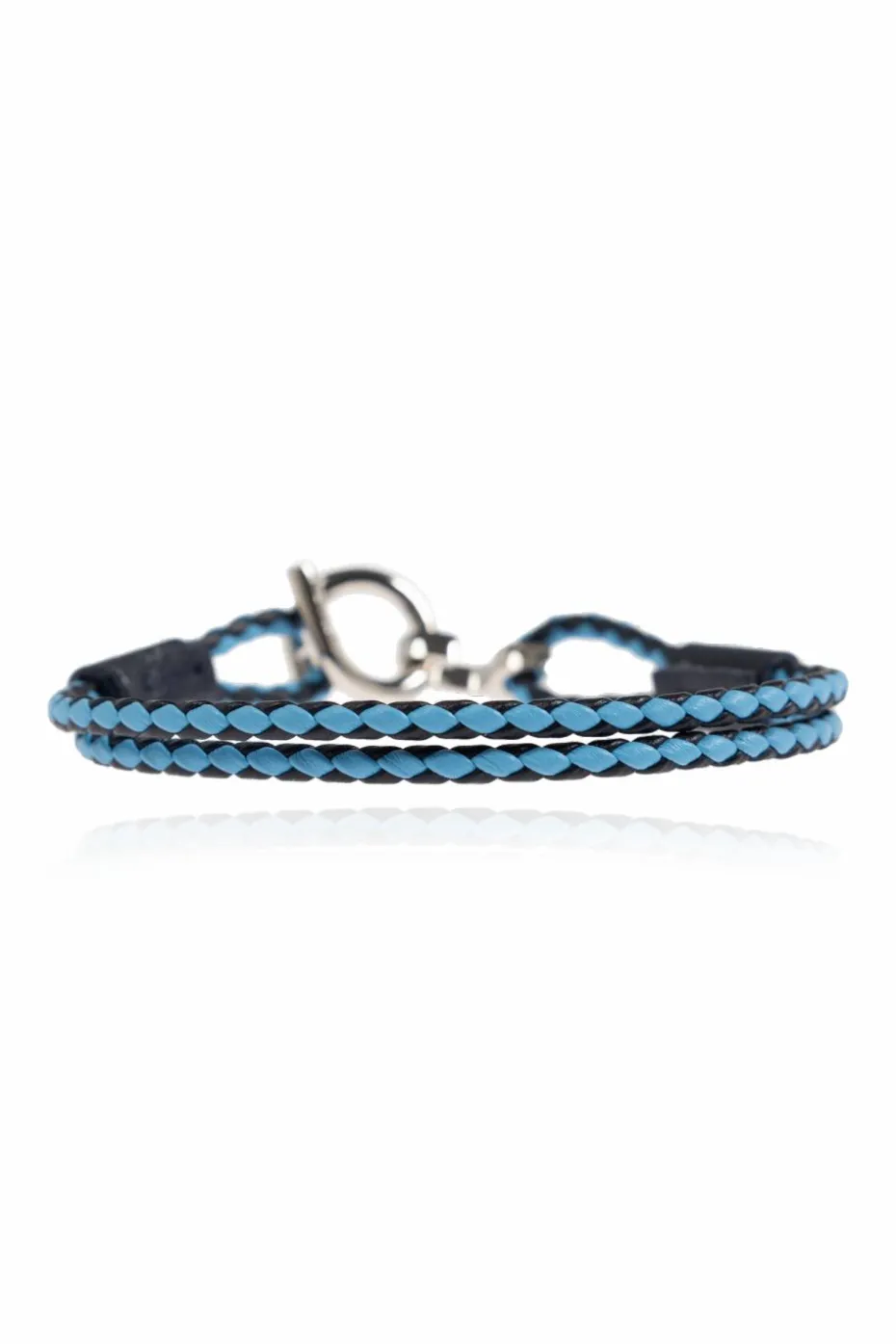 FERRAGAMO BLUE Leather bracelet