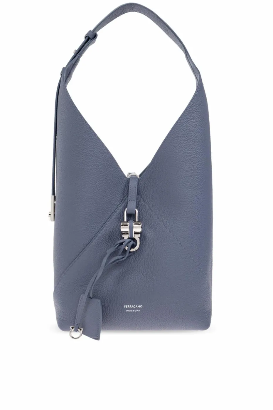 FERRAGAMO BLUE Leather shoulder bag