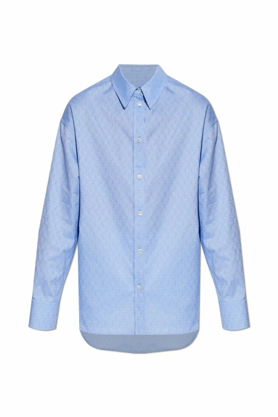 FERRAGAMO BLUE Shirt with monogram