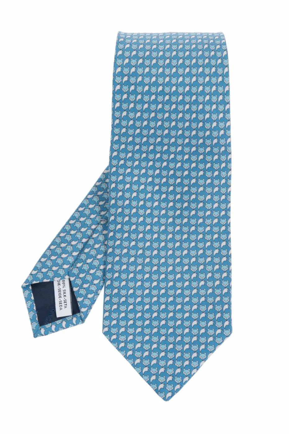 FERRAGAMO BLUE Silk tie