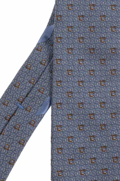 FERRAGAMO BLUE Silk tie