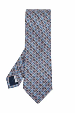 FERRAGAMO BLUE Silk tie