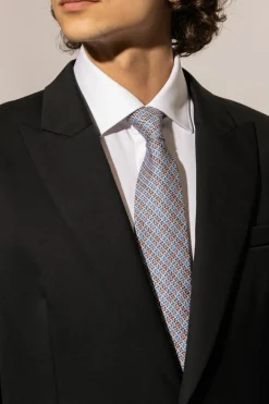 FERRAGAMO BLUE Silk tie