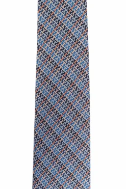 FERRAGAMO BLUE Silk tie