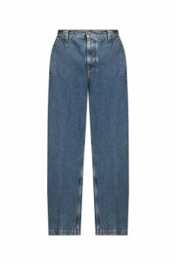 FERRAGAMO BLUE Straight-leg jeans