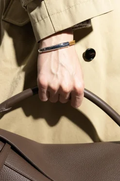 FERRAGAMO BROWN Bracelet with engraved logo