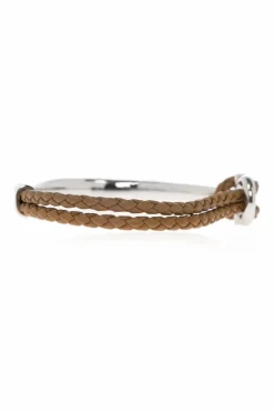 FERRAGAMO BROWN Bracelet with engraved logo