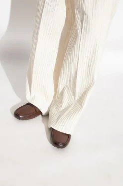 FERRAGAMO BROWN ‘Florin’ moccasins