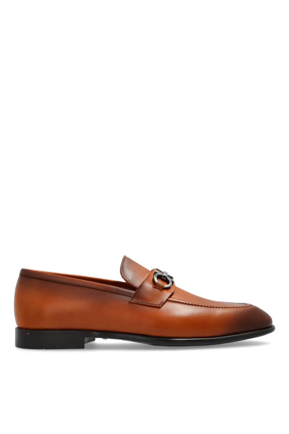 FERRAGAMO BROWN "Foster" loafers