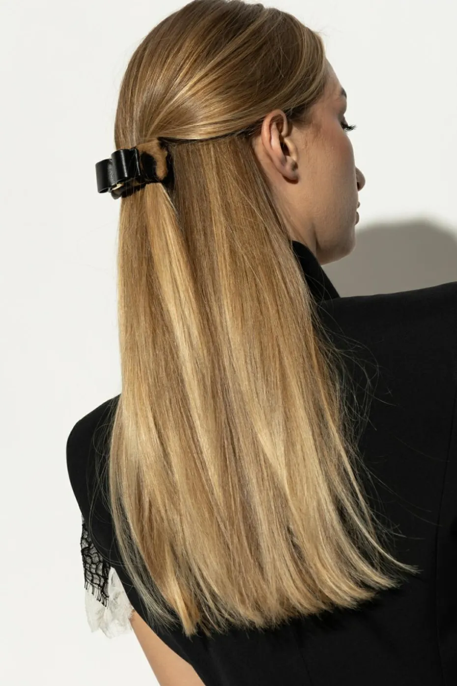 FERRAGAMO BROWN Hair clip