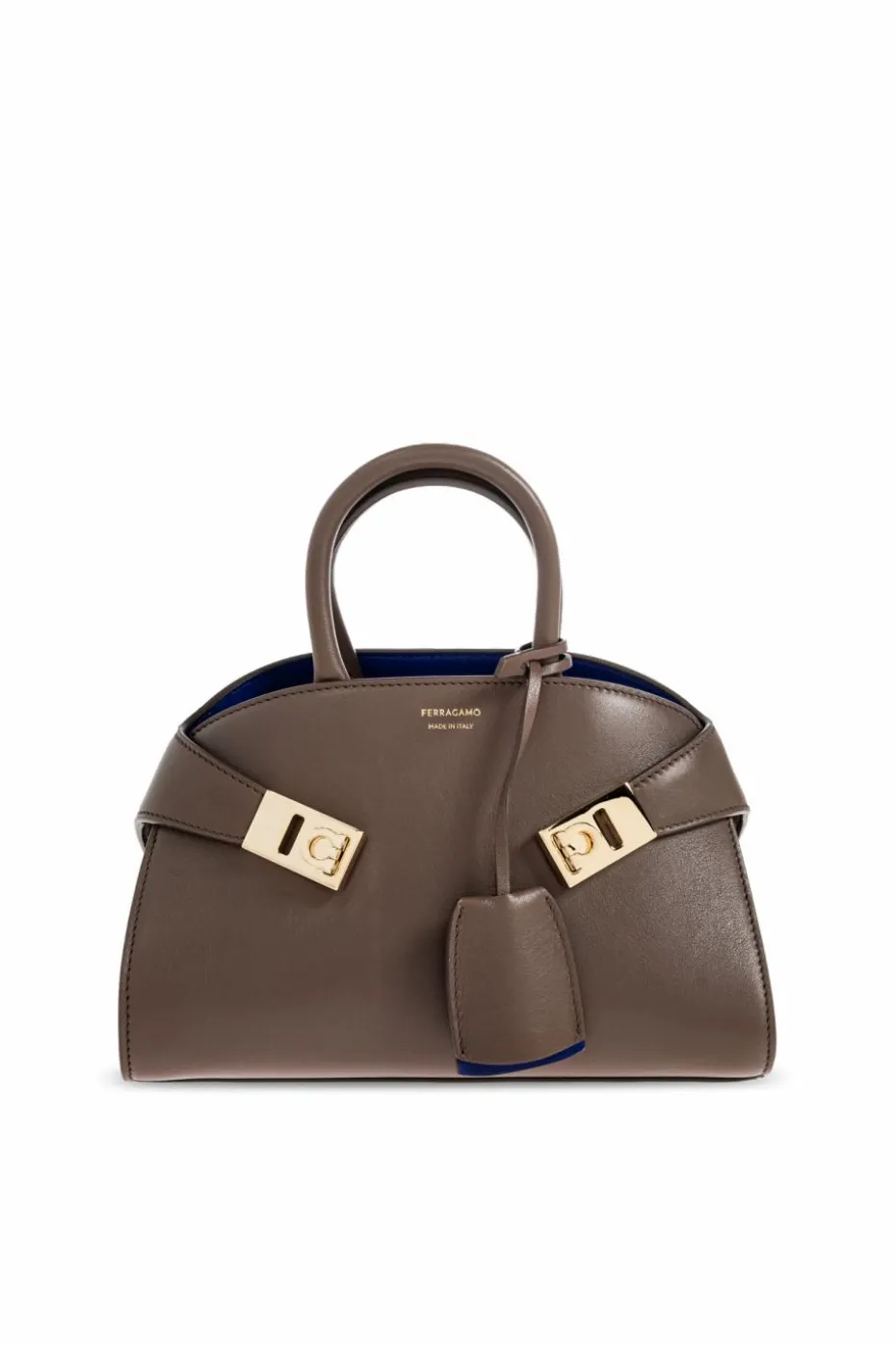 FERRAGAMO BROWN Handbag `Hug Mini`