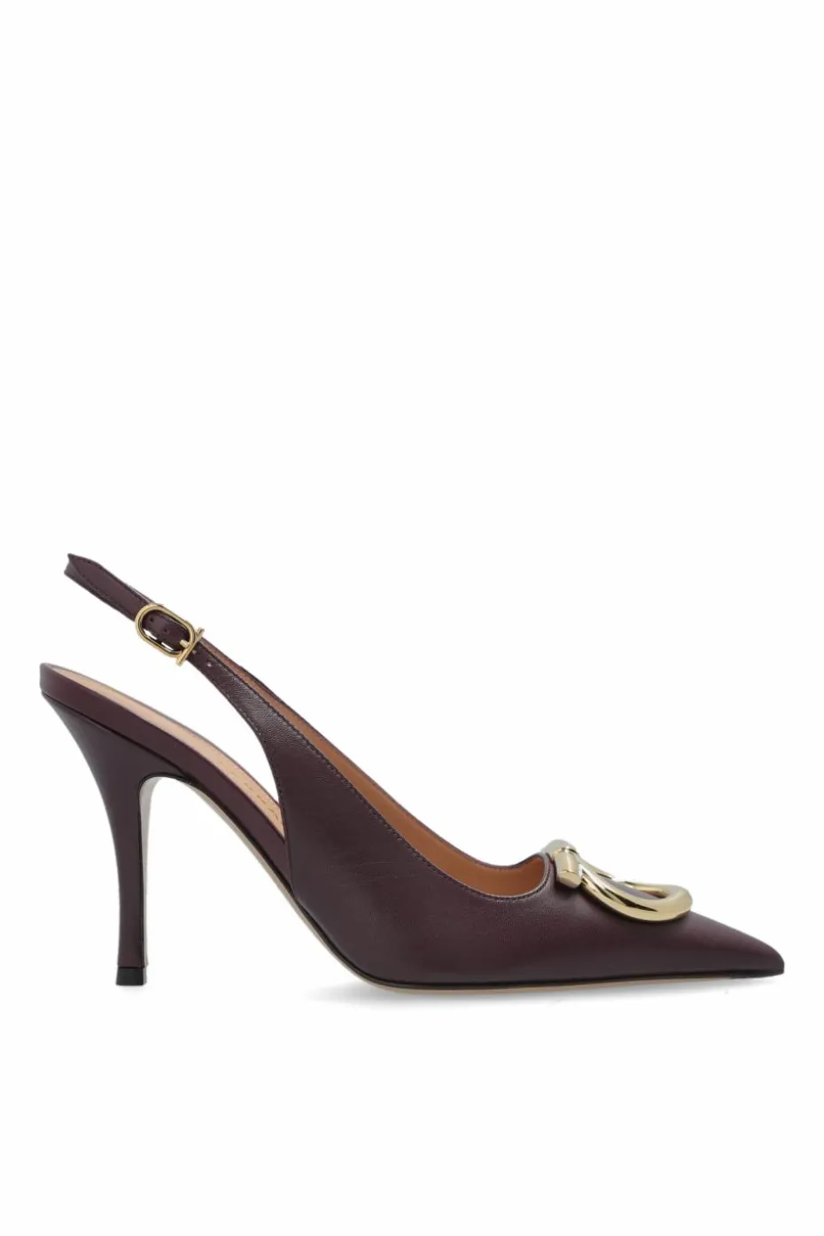 FERRAGAMO BROWN Heeled shoes "Sara"