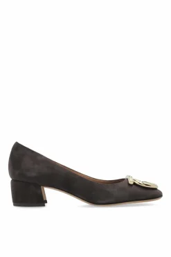 FERRAGAMO BROWN Heeled shoes "Mara"