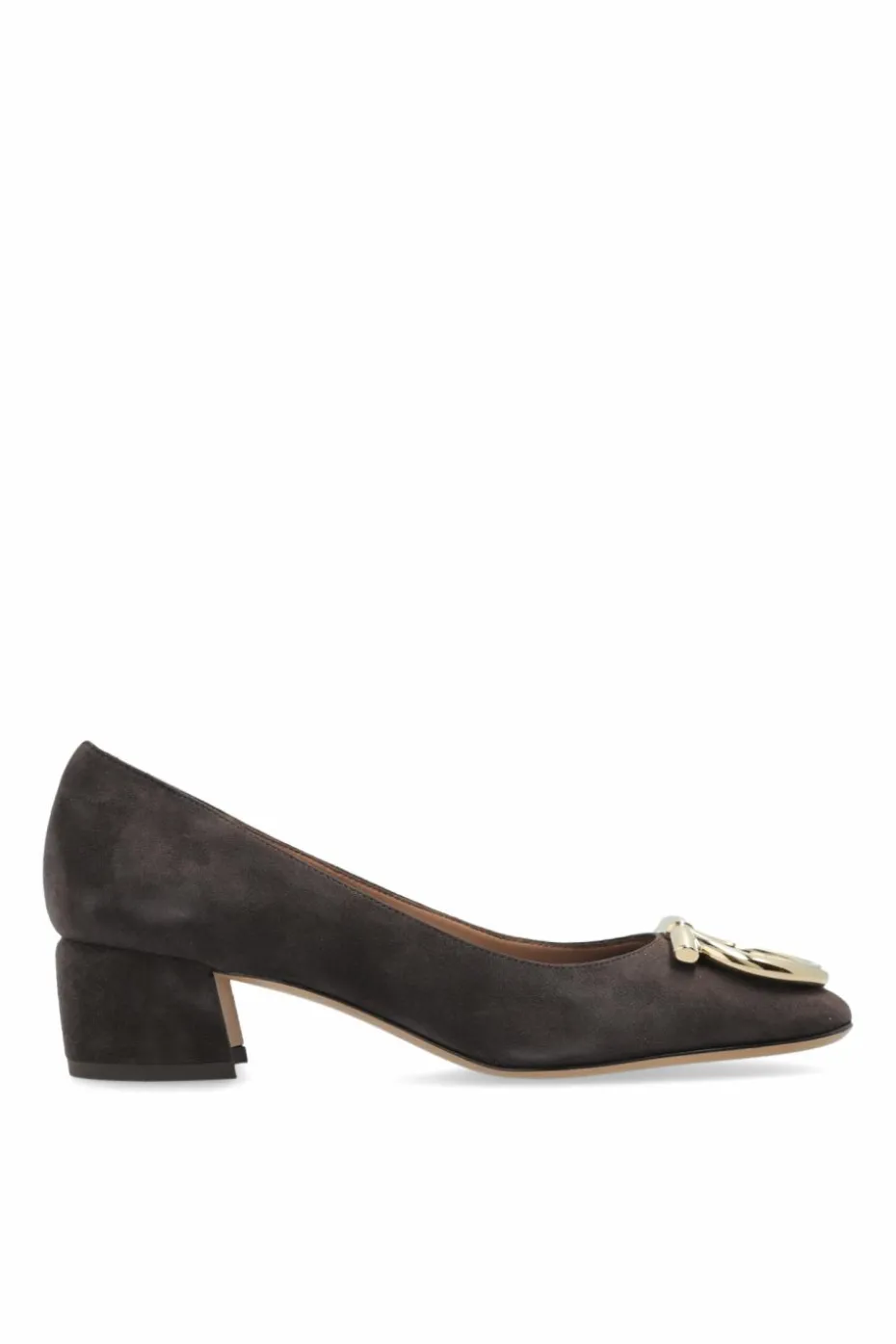 FERRAGAMO BROWN Heeled shoes "Mara"