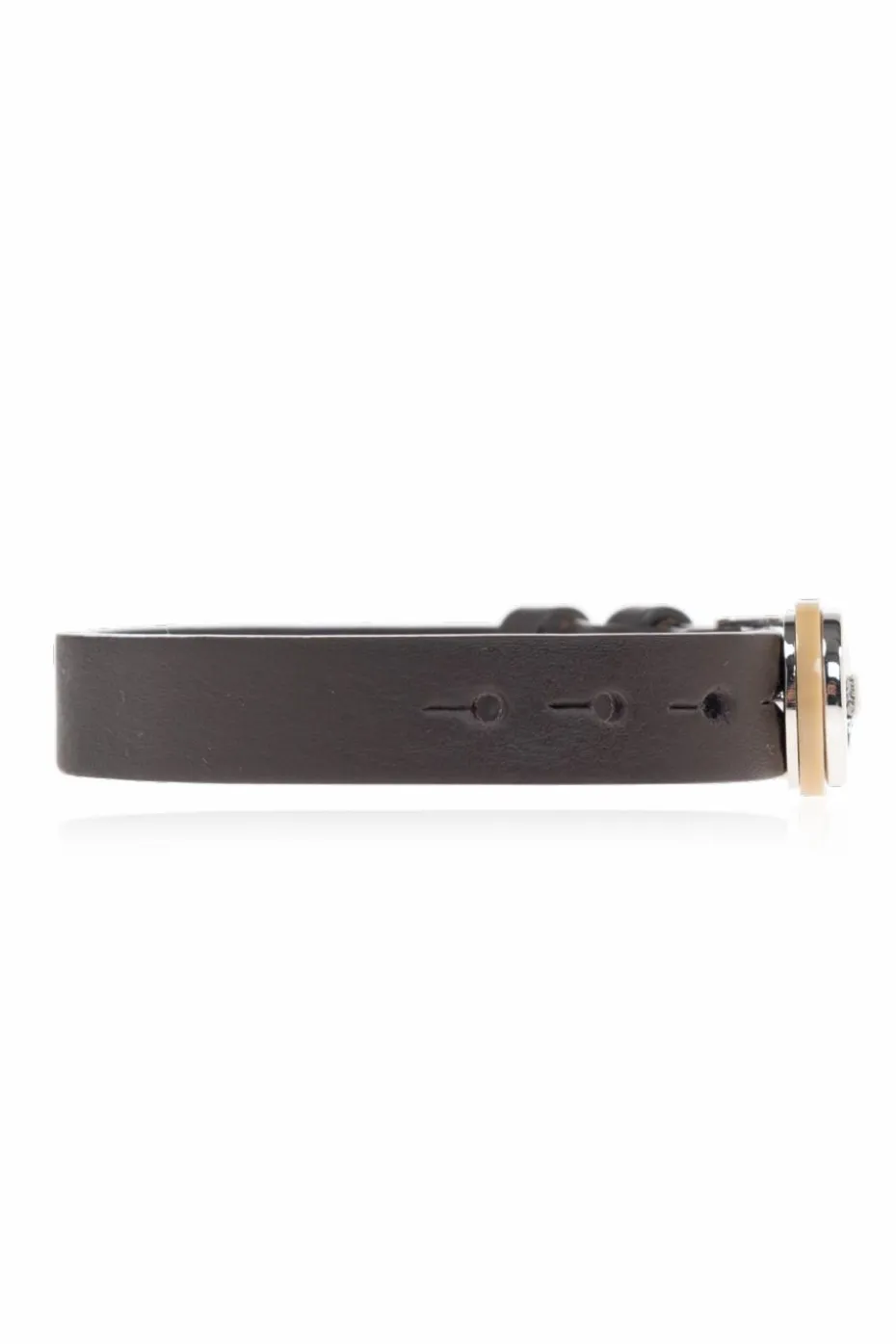 FERRAGAMO BROWN Leather bracelet