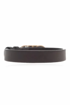 FERRAGAMO BROWN Leather bracelet