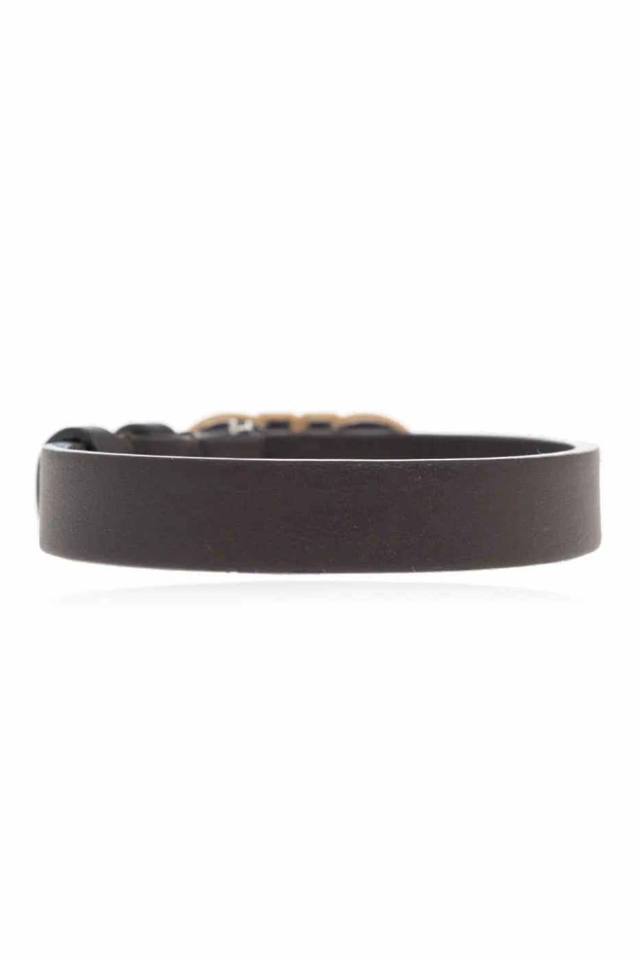FERRAGAMO BROWN Leather bracelet