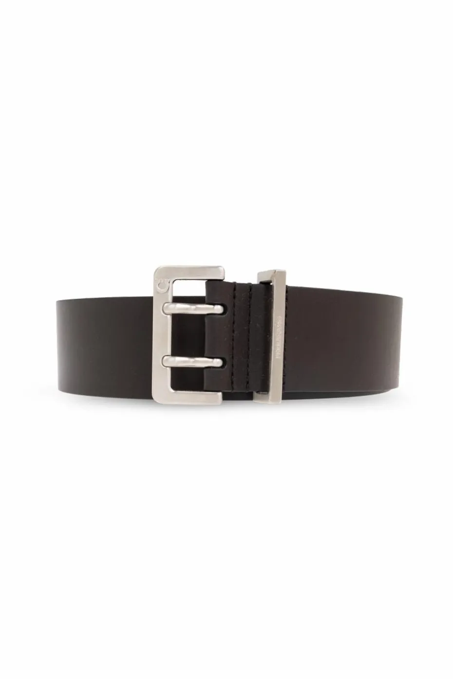 FERRAGAMO BROWN Leather belt