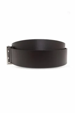 FERRAGAMO BROWN Leather belt