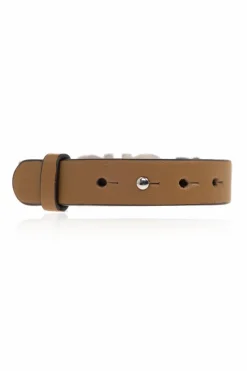 FERRAGAMO BROWN Leather bracelet