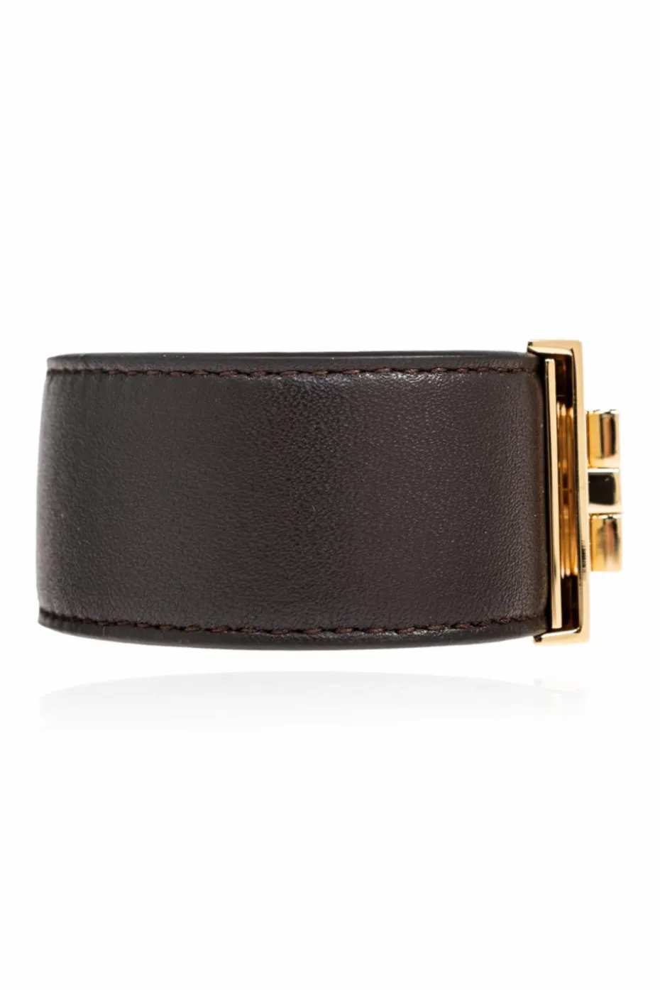 FERRAGAMO BROWN Leather bracelet