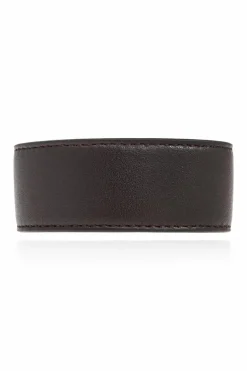 FERRAGAMO BROWN Leather bracelet