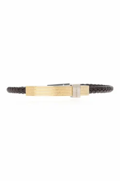 FERRAGAMO BROWN Leather bracelet