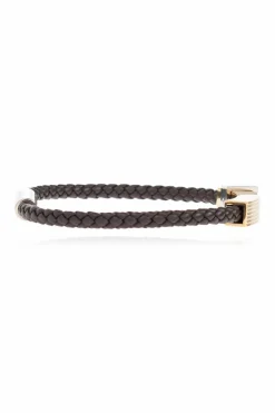FERRAGAMO BROWN Leather bracelet