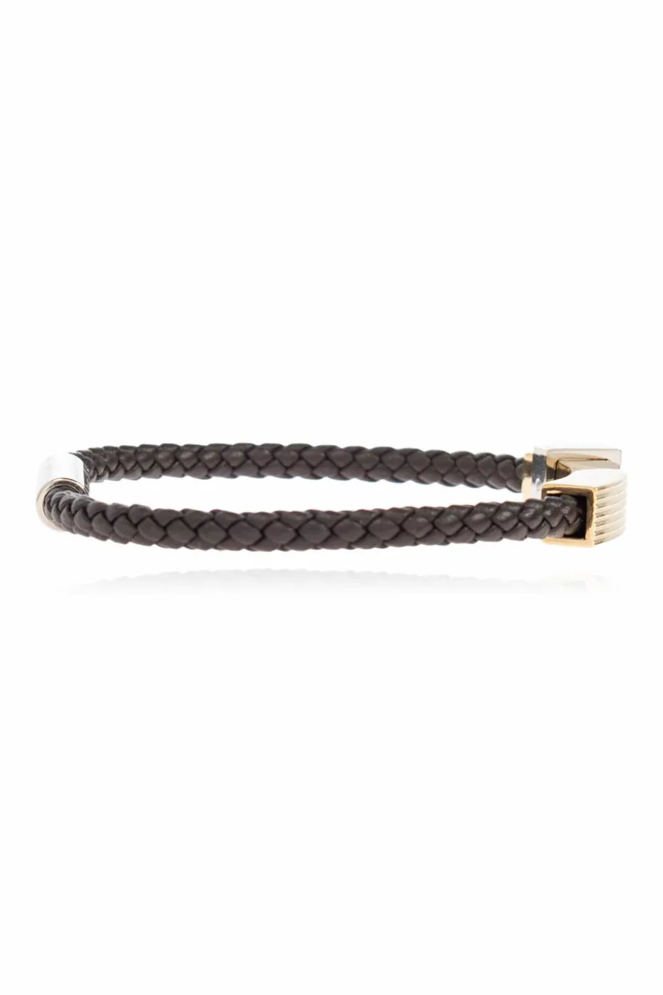FERRAGAMO BROWN Leather bracelet