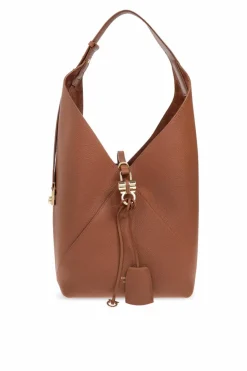 FERRAGAMO BROWN Leather shoulder bag