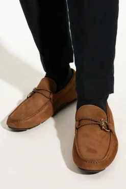 FERRAGAMO BROWN Loafers Front
