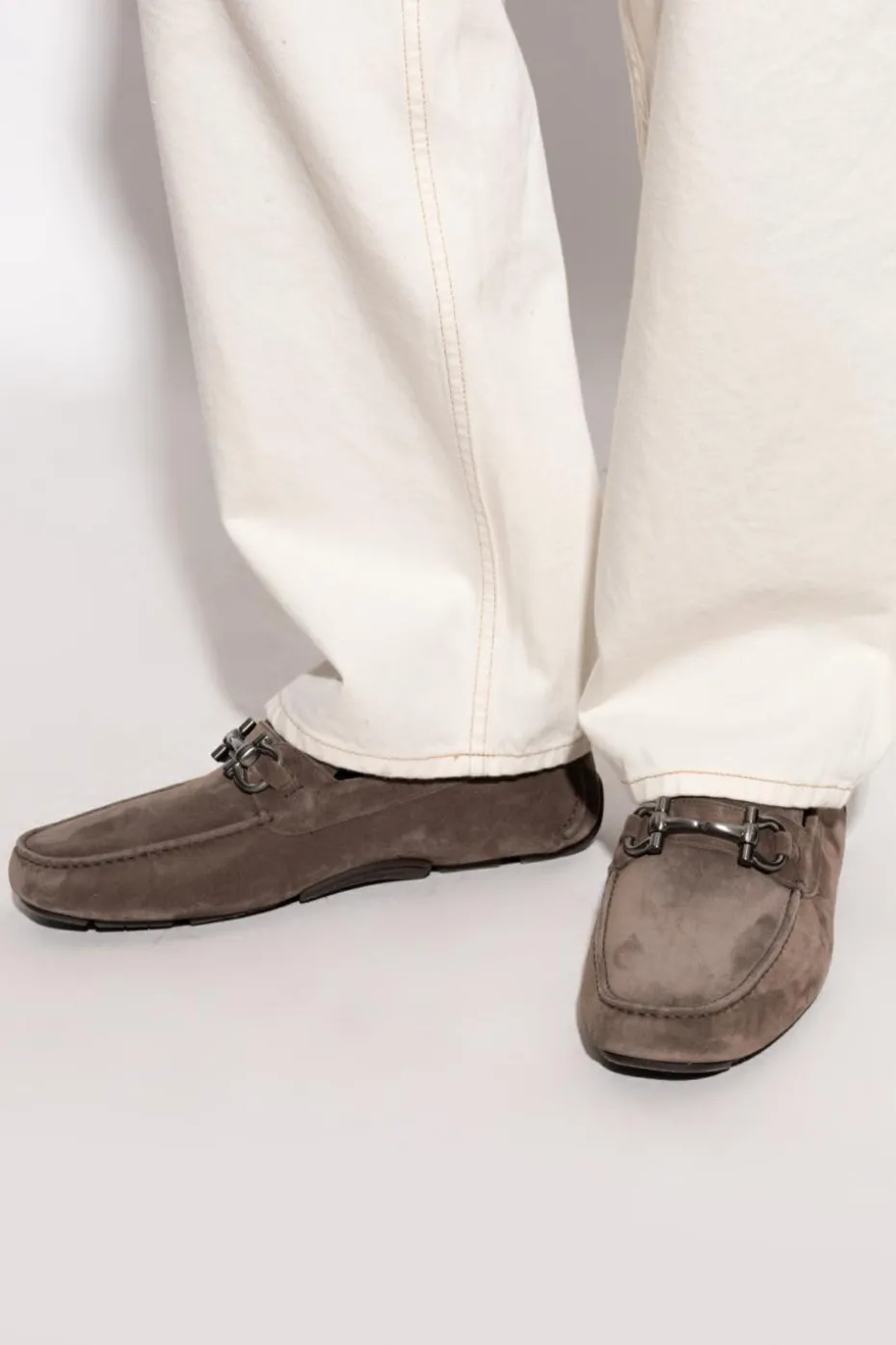 FERRAGAMO BROWN Loafers Parigi New