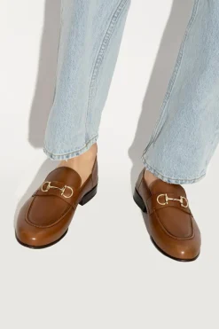 FERRAGAMO BROWN ‘Ottone’ leather shoes