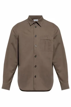 FERRAGAMO BROWN Shirt with pocket