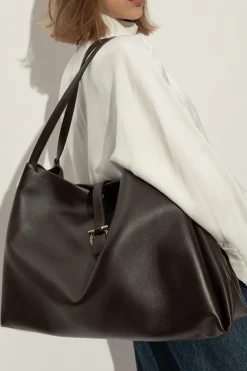 FERRAGAMO BROWN shopper type bag