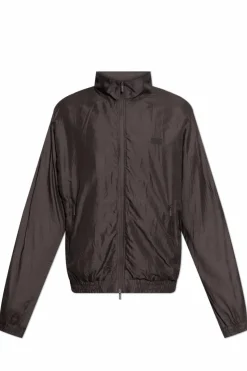 FERRAGAMO BROWN Silk jacket