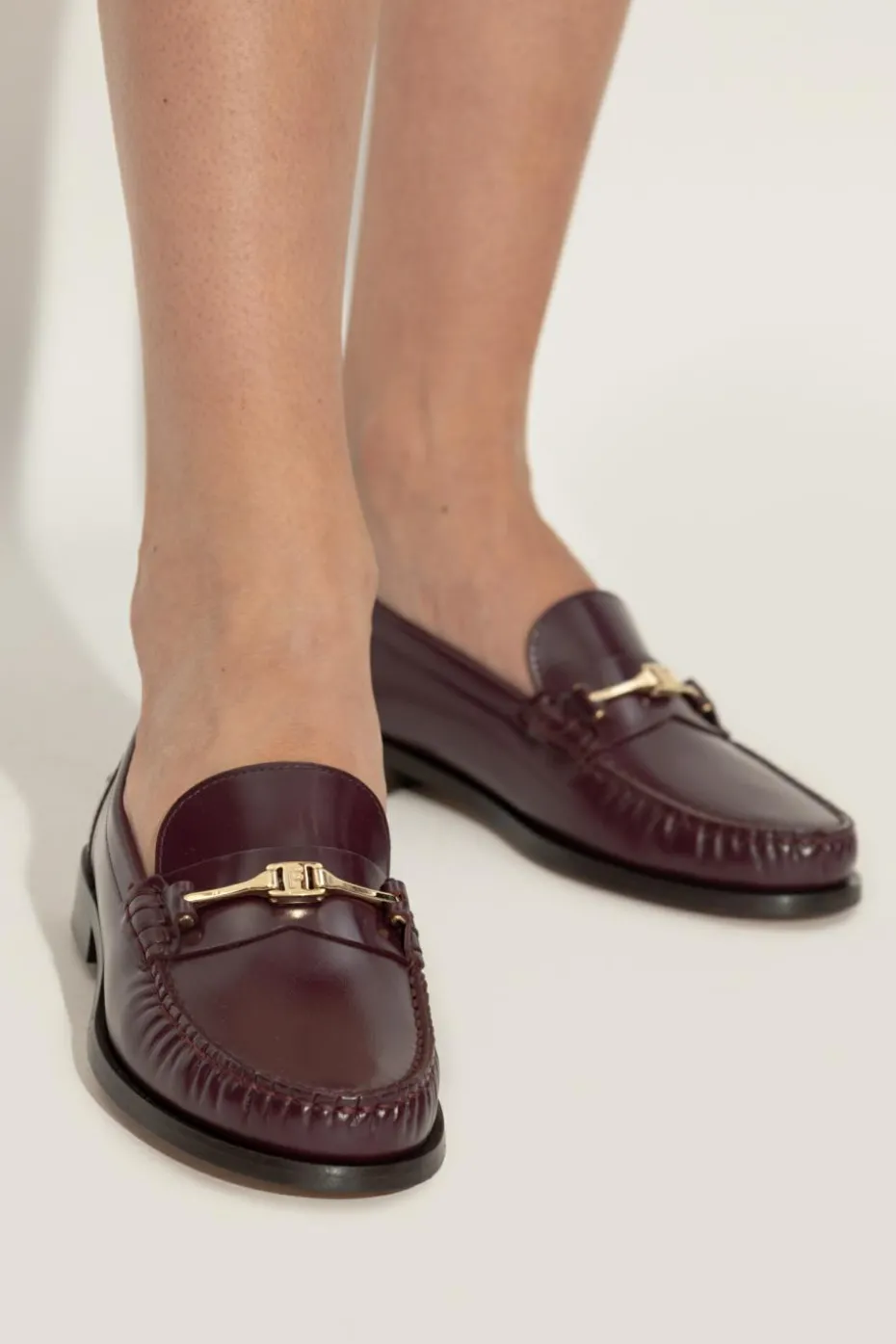 FERRAGAMO BURGUNDY Harry loafers