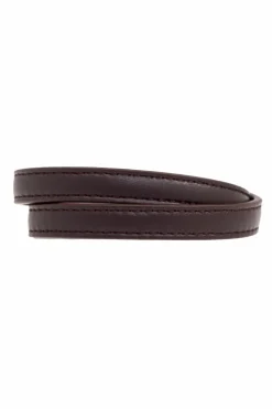 FERRAGAMO BURGUNDY Leather bracelet
