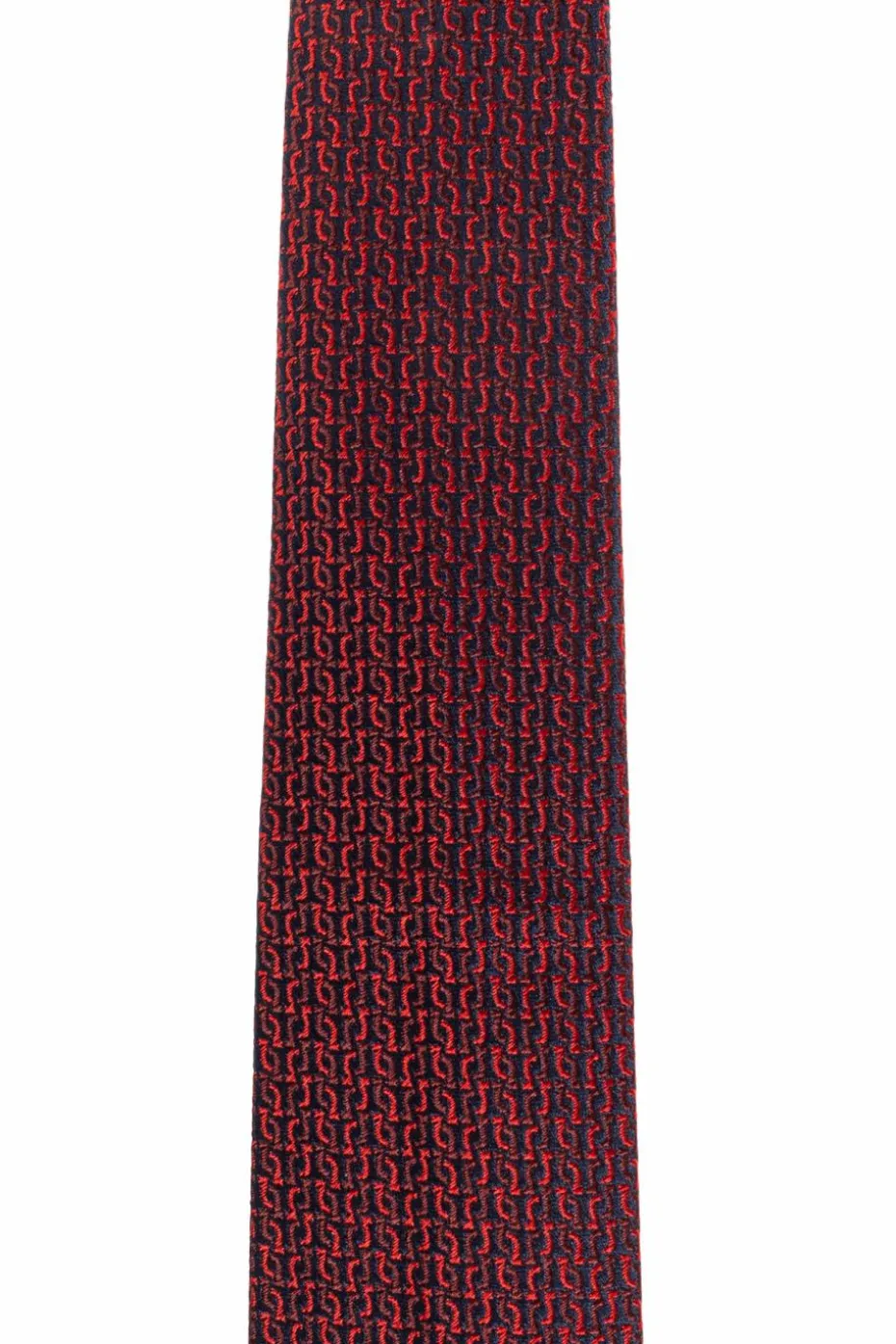 FERRAGAMO BURGUNDY Silk tie