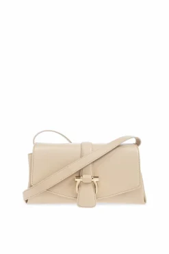 FERRAGAMO cream Leather shoulder bag