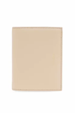 FERRAGAMO cream Leather wallet