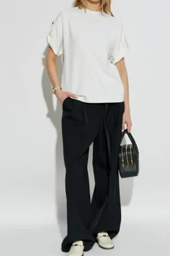 FERRAGAMO cream Loose fit T-shirt
