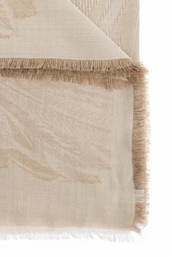 FERRAGAMO cream Scarf with decorative pattern
