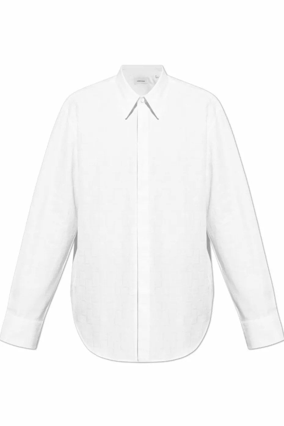 FERRAGAMO cream Shirt with logo