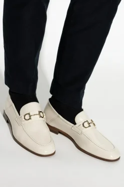 FERRAGAMO cream Shoes Biarritz type loafers