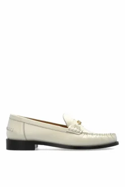FERRAGAMO cream Shoes Harry type loafers