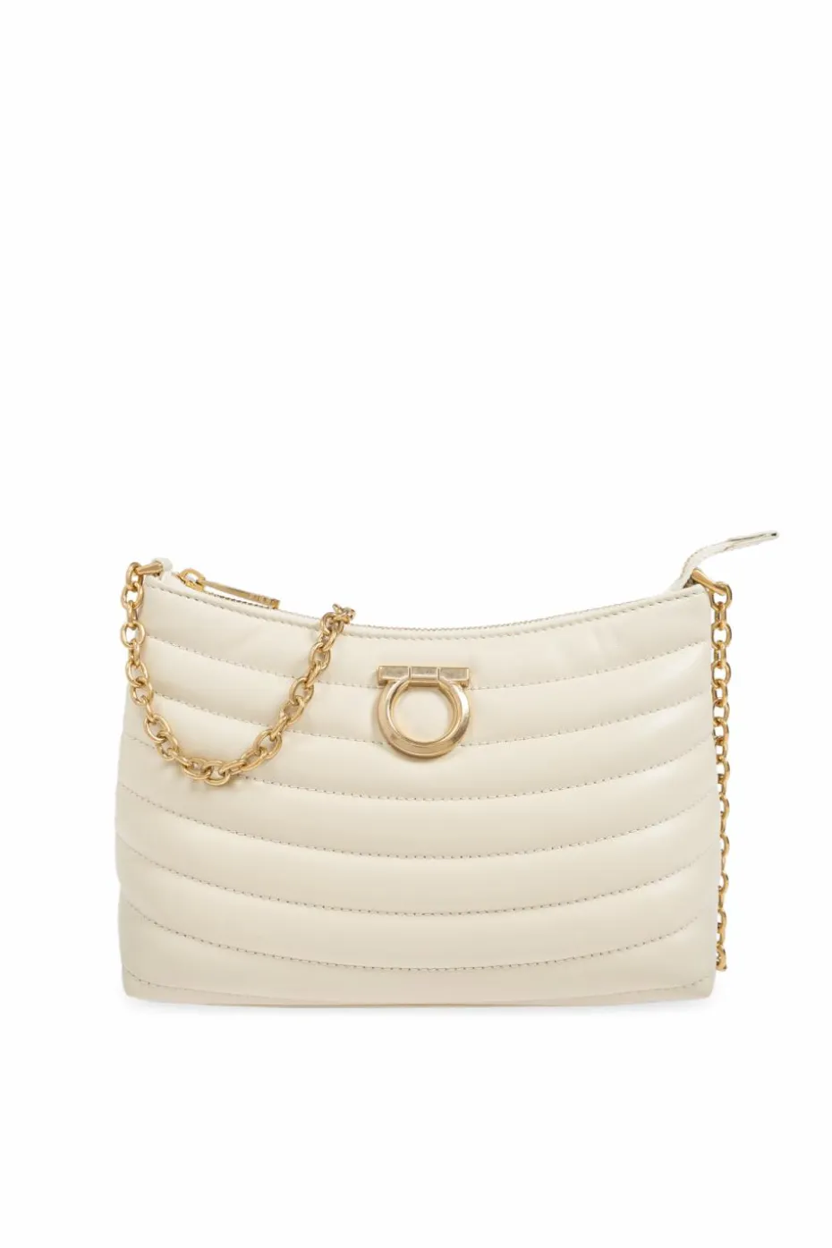 FERRAGAMO cream Shoulder bag